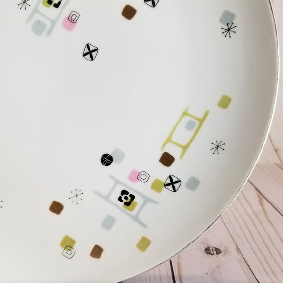 Large MCM Frolic Style Modern 12" Serving Plate - Picture 4 of 5